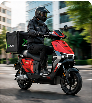 Moto eléctrica para trabajo y delivery